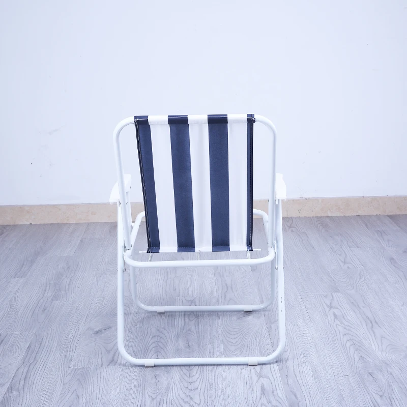 hot foldable beach chair with armrest for adult folding chair