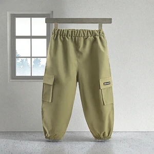 Boy's Pants Hip Hop Printed Pants Boy Spring Autumn Safari Boy Pants Long Trousers Clothes for Kids