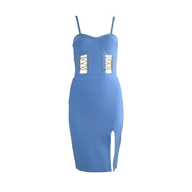 C3017 2022 Summer Women Clothing Casual Dress Migo Garment Bandage Mini ...