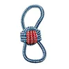 Colorful double-loop rope ball [random color]