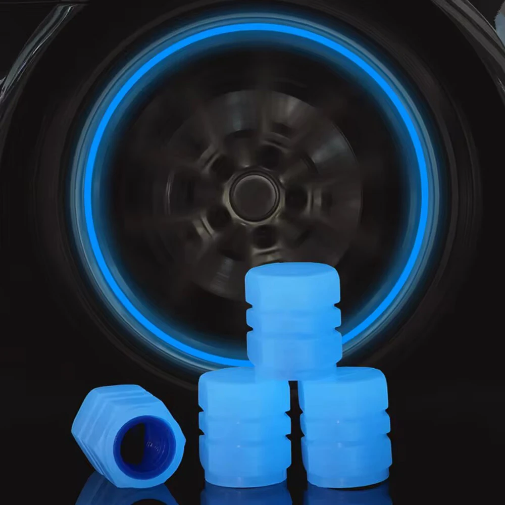 Car Led Lights Wheel Tire Valve Cycling Lantern Hub Tyre Lamp Car Tire Decoration Accessories