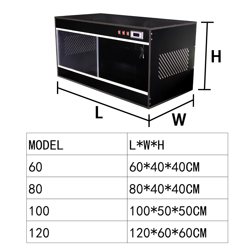 Wholesale 4x2x2 120 Gallon Large Stackable Flat Packed Black Pvc Lizard