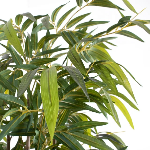 Artificial Bamboo Bonsai  Plants  Tree Artificial Plants Plastic Outdoor Artificial Bamboo Tree Silk Fence