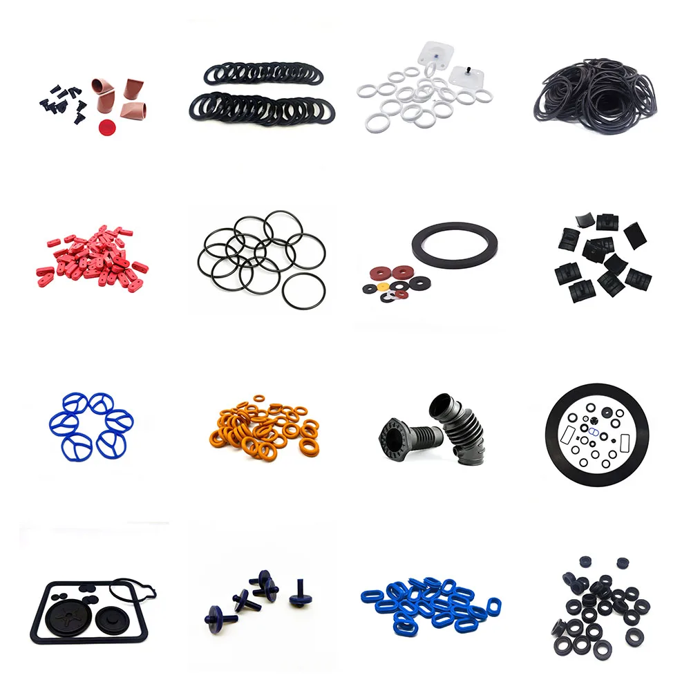 MAIHUA Factory Wholesale Good Quality Customized Molded EPDM FKM Seal Heat Resistant Rubber Flange Gasket 20-90 Shore Hardness