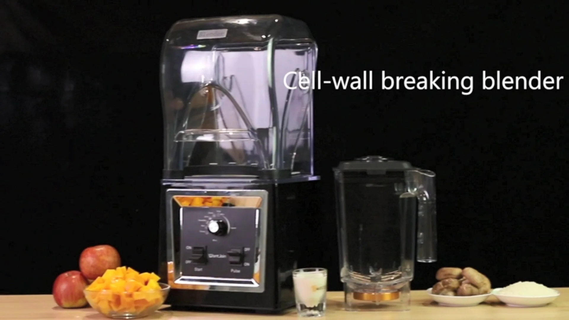 Silent Blender Heavy Duty Soundproof Blender With Cover Commercial