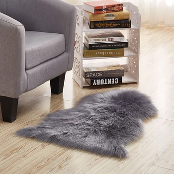 Brillmax baby big white carpet Soft Faux Sheepskin Rugs For Home Living Room Bedroom Floor Mats Faux Fur Carpet