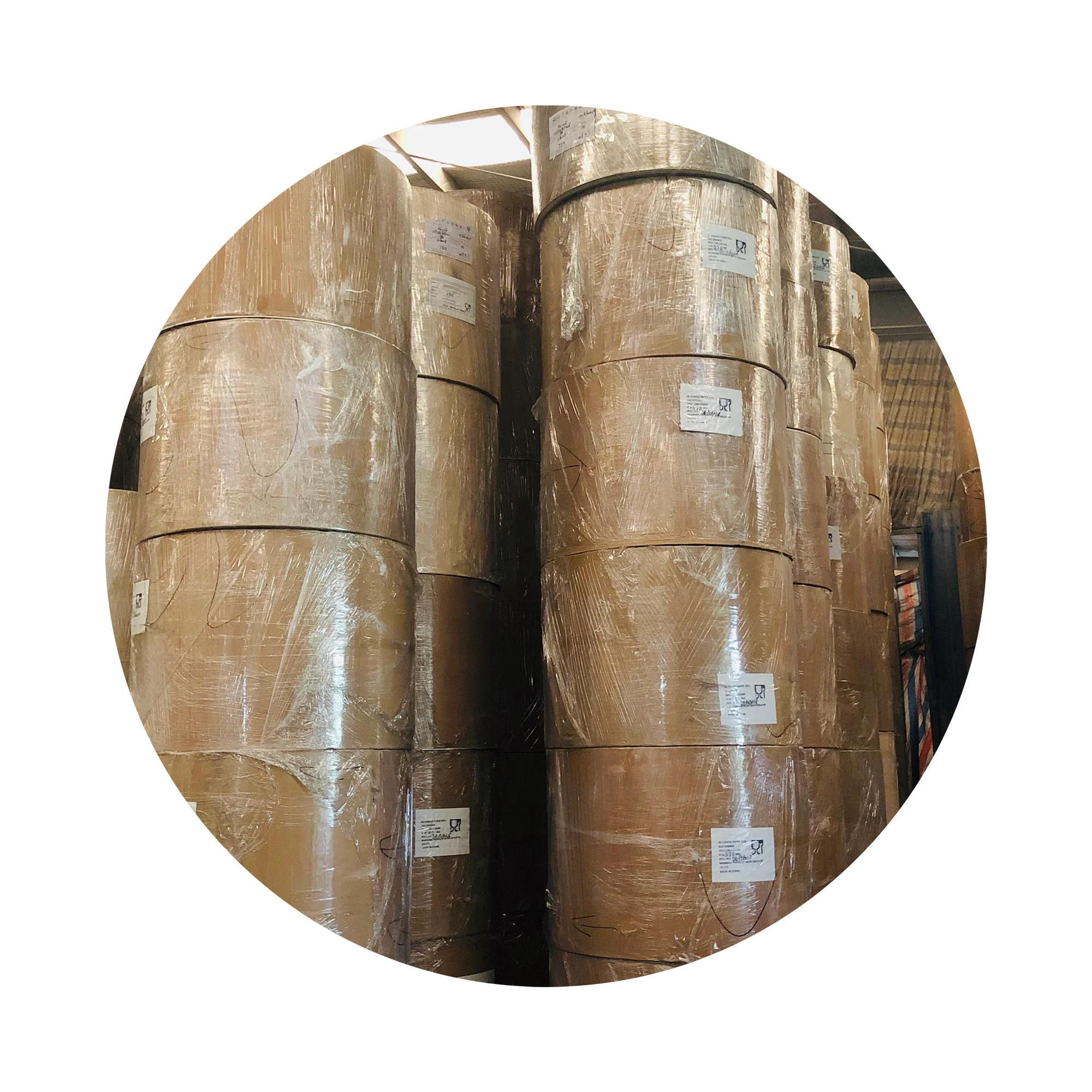 Food Grade PE Coated Paper Roll for Sugar candy pepper Sachets sticks