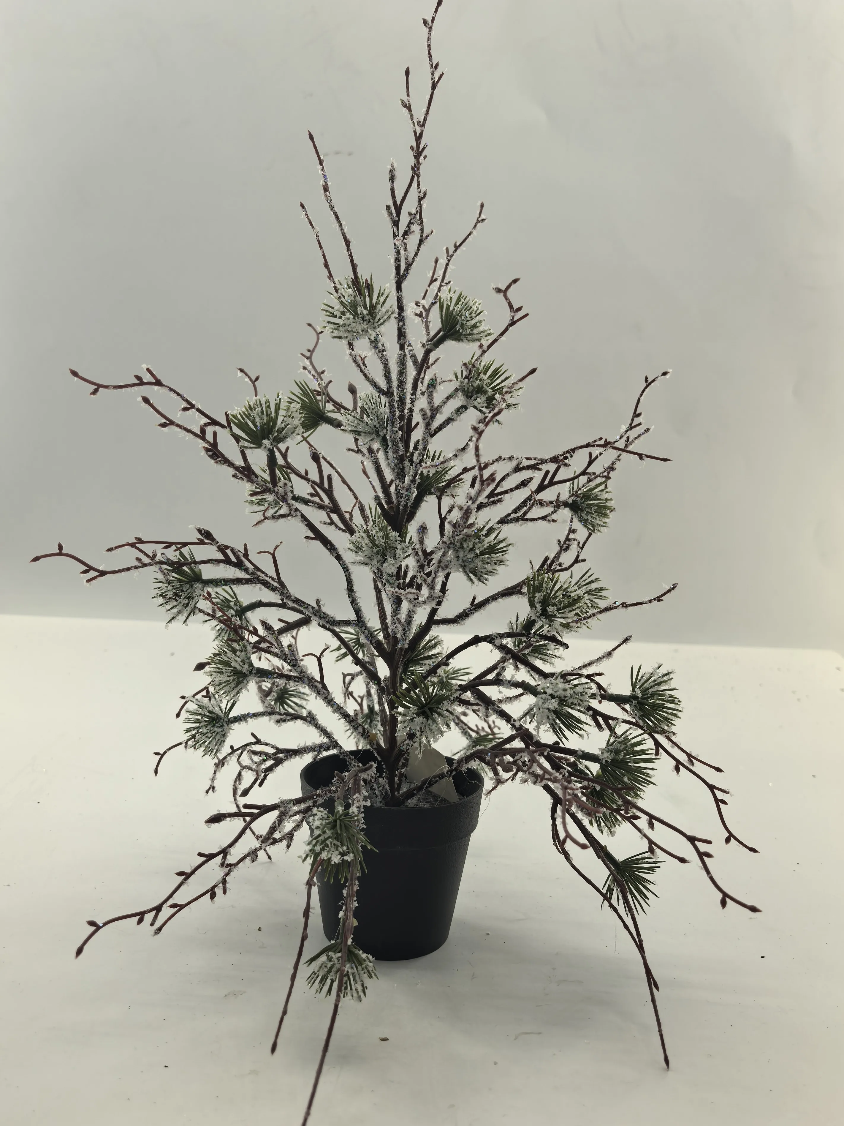 Красивое и уникальное искусственное растение снежинки для современного дома добавляет нотку элегантности из прочного пластика