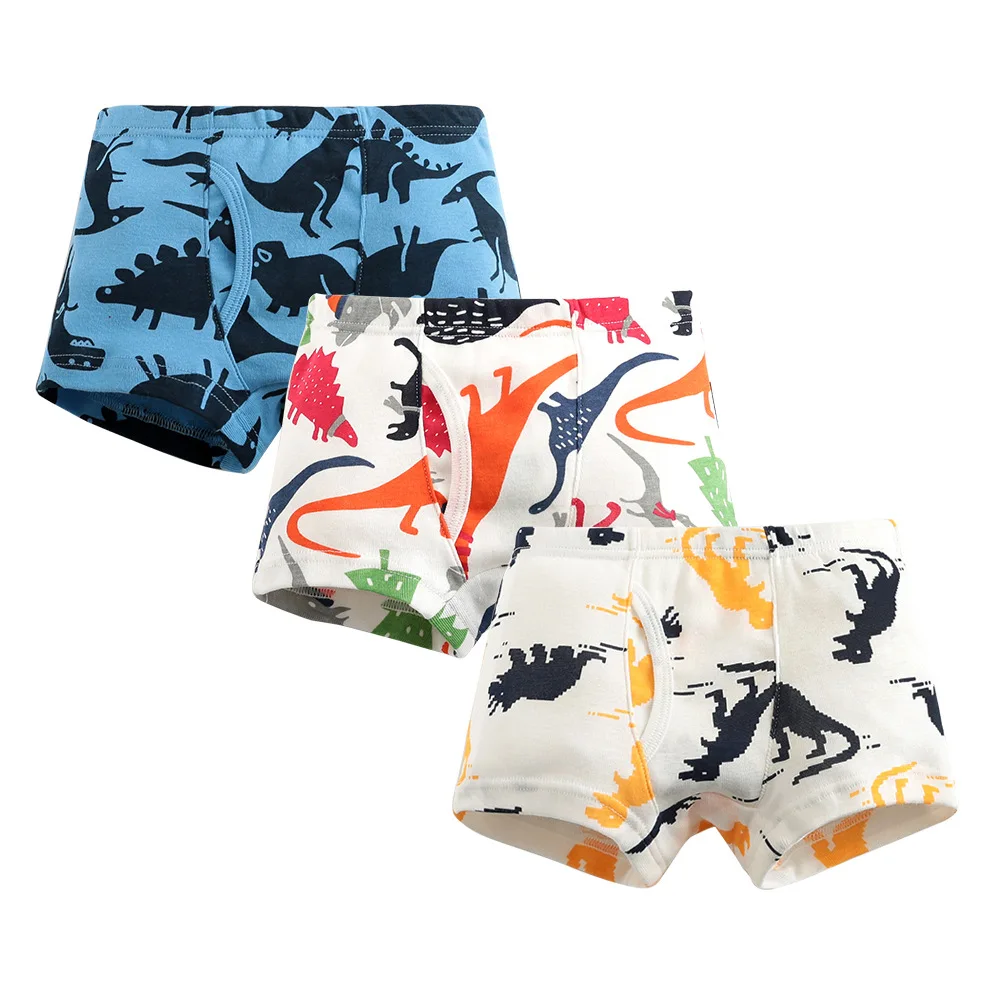 Wholesale Children's Underwear Cartoon Dinosaur Boxers Kids Underwear