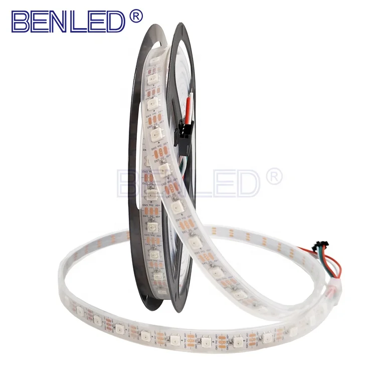 Ws2812B Programmable Rgbw Led Strip Light 5050 5M Remote Control 5V 60 Led Pixel Strip Ws2813 Rgb Led Strip Digital