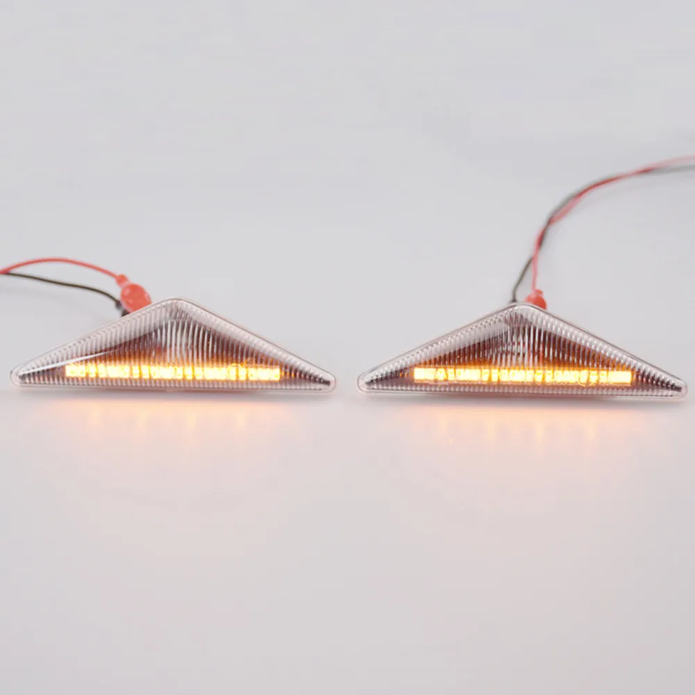 RZG Set Di 2 Indicatoridi Direzione Laterali A LED Neri Per Ford Focus MK I (1998-2004) E Mondeo MK III (2000-2007) - 2