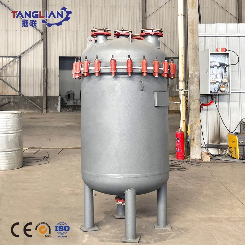 Вертикальный стеклянный резервуар для хранения типа K/буферный резервуар/химическое оборудование