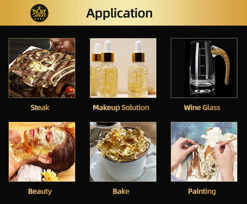卸売価格 食用金箔 0.5g 1g 5g 1本入り 99% 24K金箔| Alibaba.com