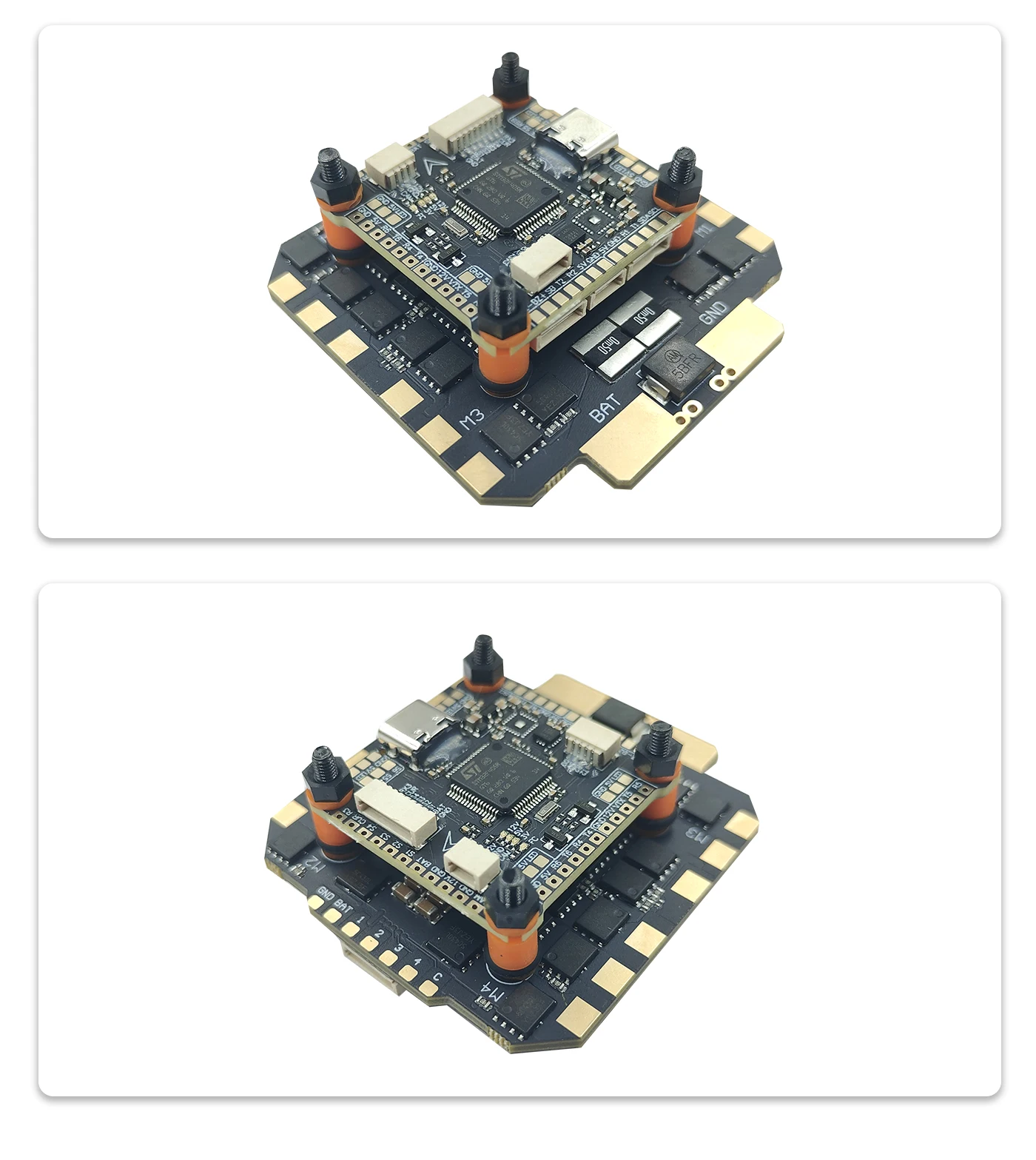 F405Y6+QH 3-8S/8-12S 80A/100A/120A DIY Metal ESC Hf226c9ad6b214440a5d95b24099300b6B