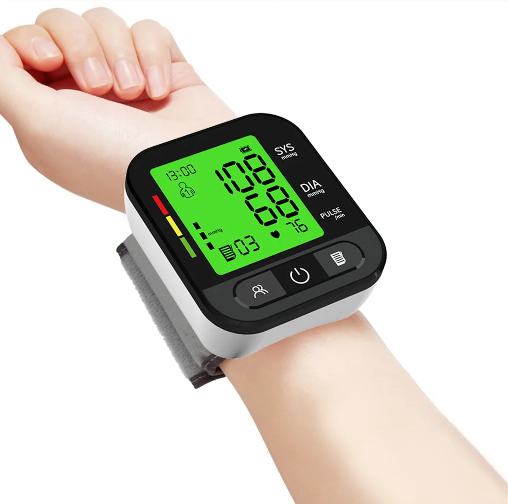 Rechargeable BP Apparatus Monitor Digital Tensiometer Automatic Blood  Pressure Machine Digital Wrist Blood Pressure Monitors