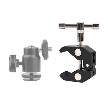 Factory Photo Studio Accessories Large Crab Pliers Clip Super Clamp for Monitor Articulating Friction Magic Arm detail image