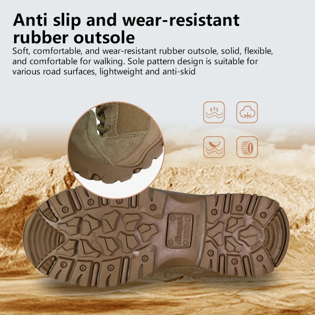 Hanagal 35020 1 пара MOQ 6 дюймов легкие водонепроницаемые износостойкие боевые ботинки Койота оптом тактические для мужчин