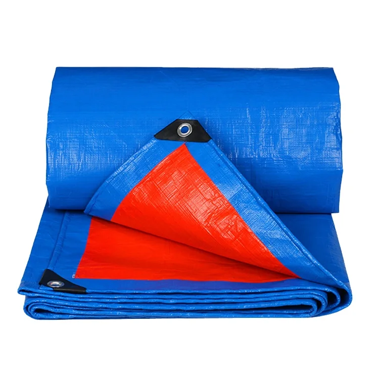China Custom 20 X 30 30x50 40 X 60 20x20 15 X 15 10x10 Heavy Duty  Waterproof Pe Tarpaulin Tarp