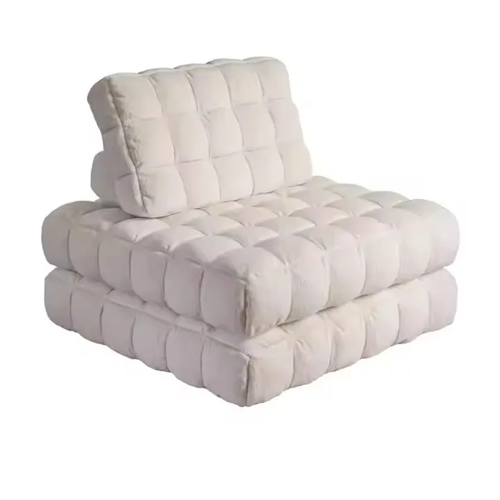 Single Module Tofu Block Sofa Chair for Home Office Hotel for Bedroom Living Room for Small Apartments Lazy Sofa Sleep Lie