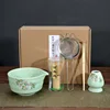 ถ้วยมัทฉะสีเขียวซากุระ