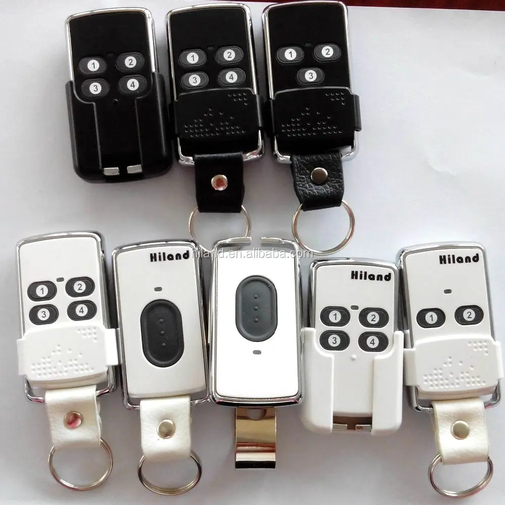 Hiland T6522 Mini 4 Button Remote Control for Gate Door Transmitter CE ROHS FC Approved Certification
