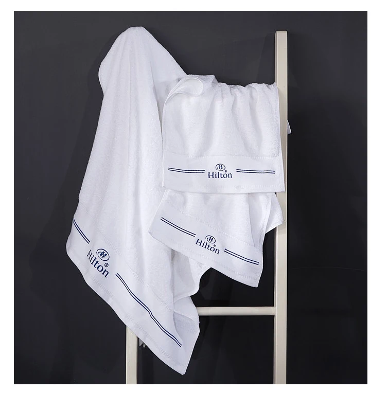 White embroidered towel set – Hum Dastkaar