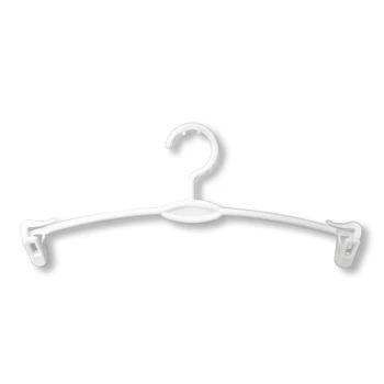 Customized clothing transparent underwear clips and women's clothing hangers display transparent plastic hangers and pants clips