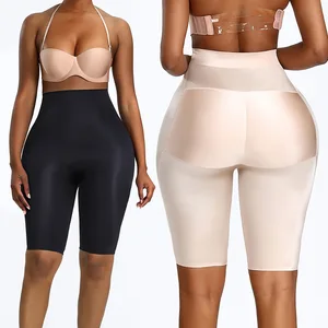 Women's High Waist Abdominal Pants Plus Size Flat Angle Traceless Ass Control Panties Body Shapers Waist Cinchers Padded