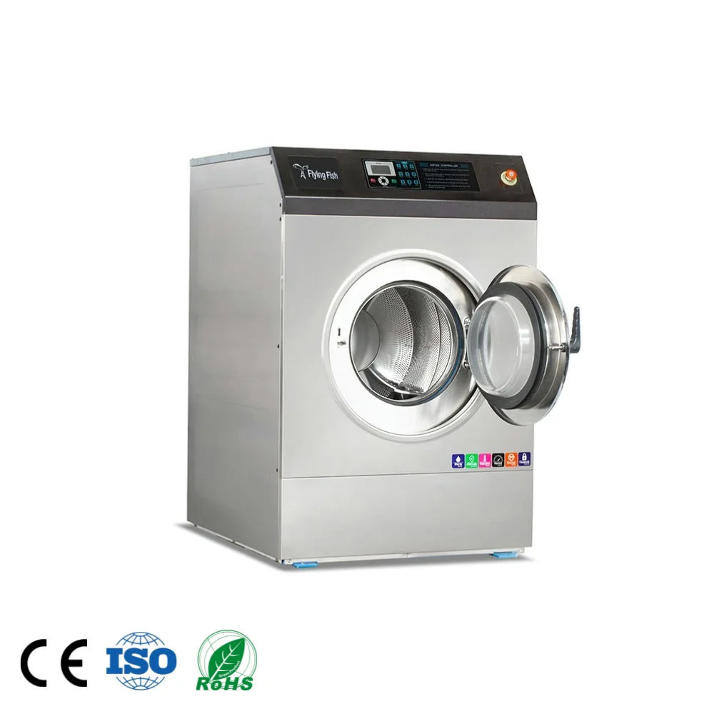 フライングフィッシュ 15kg 業務用洗濯機 新品・保証1年・CE,ISO認証