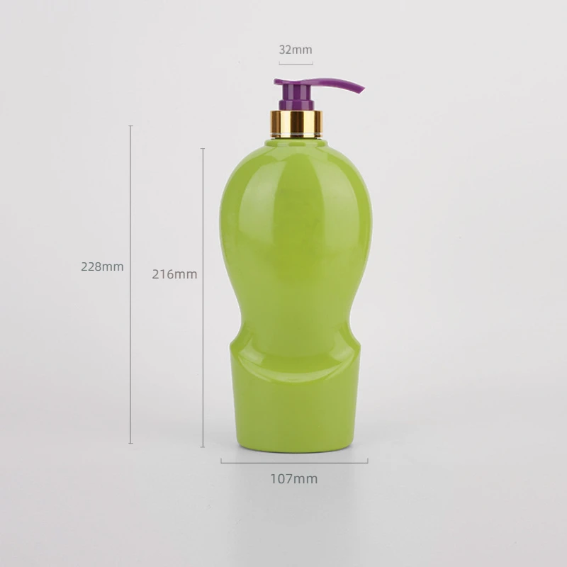 Factory Direct Sales 50ml 780ml Large Volume Shampoo Body Wash Cosmetic Plastic Bottle With Electroplating Pump