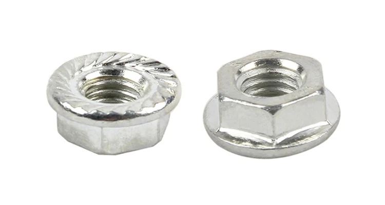 Stainless Steel - Nut - Hex Flanged - SS304 - Metric Coarse - 8mm Stainless Steel - Nut - Hex Flanged - SS304 - Metric Coarse - 8mm