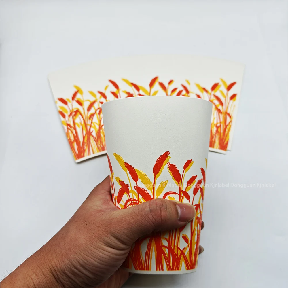 Disposable Instant Noodle Cup 4-8 Color Flexo Printing Pe Coated Fans Paper Cup Pe Coating Paper for Paper Cups