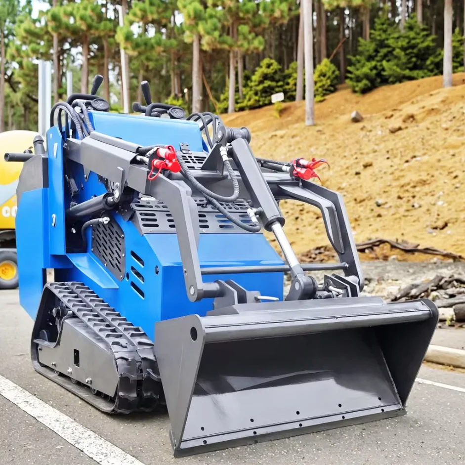Mini Skid Steer Loader - LEZUM LA580 with Kubota EPA Engine