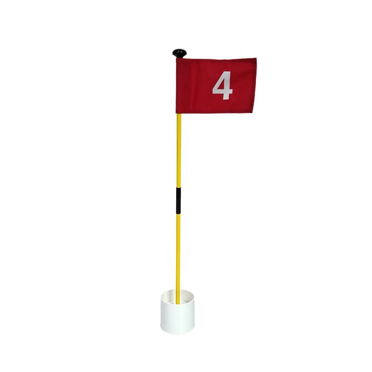 Numbered Golf Target Flag Waterproof Putting Green Golf Flags 420d