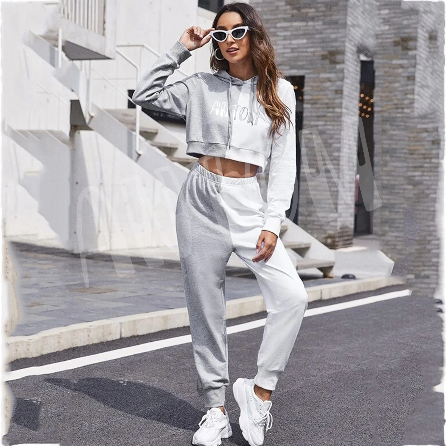 2 piece sweatsuit for women