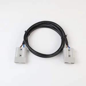 1M 8MM 50A Power Plug to Solar Plug Connector Extension Cord Cable for Outdoor Portable Power Station Battery