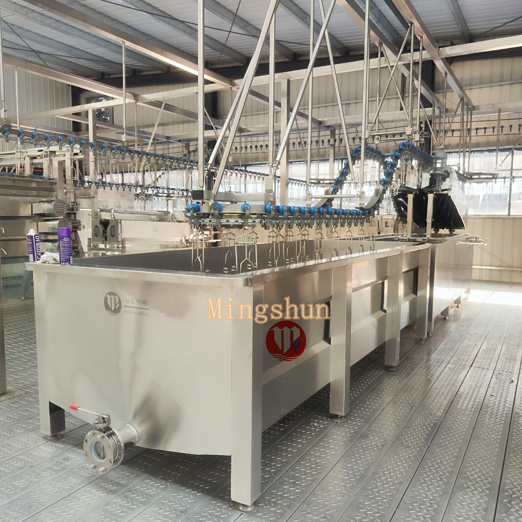 Automatic Chicken Slaughterhouse 500BPH Halal Slaughtering Machine for ...