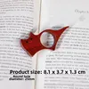 Gatto grande in noce rosso 8,1 * 3,7 * 1,3 cm