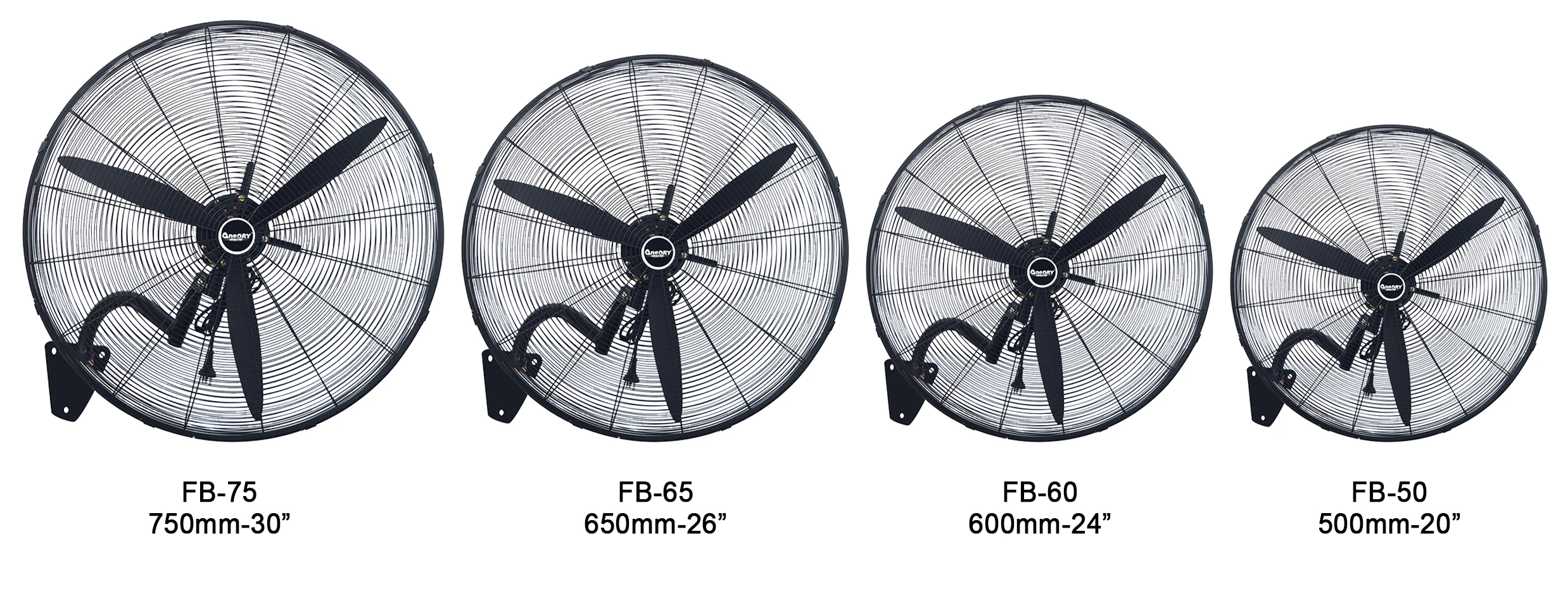 Wall Mounted Ventilation Fan, 650mm, 26inch - detail 10