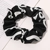satin letters black