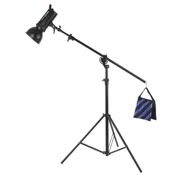 Camera Lamp LED Sun Strobe Lamp Dual-purpose Lamp Stand Cross Arm Oblique Arm Top Light Stand Photographic