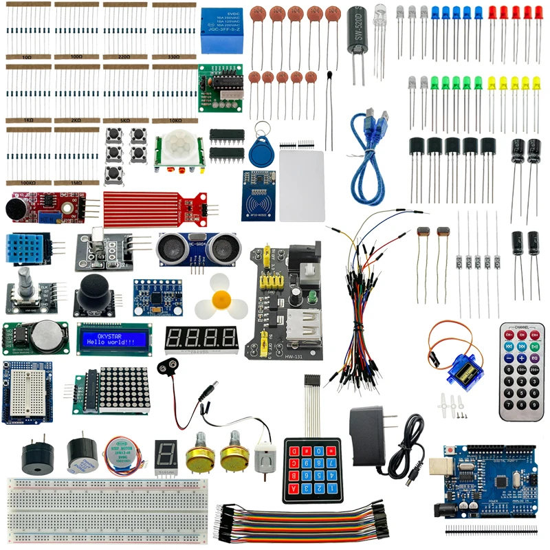 RFID Starter Kit Stepper Motor Beginner Learning Suite with Box Electronics Component Kit