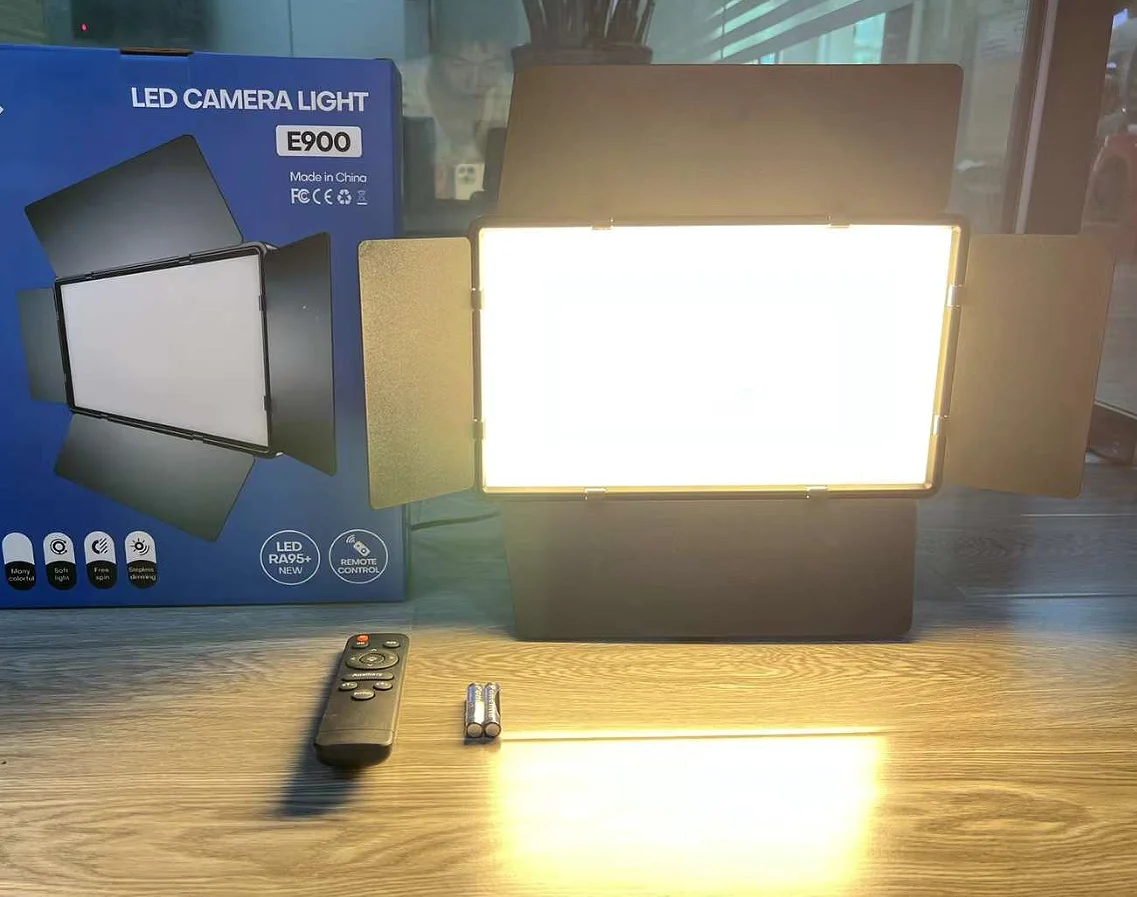 E900 Led Panel Light Professional Photography Studio Lighting Props for  Food Mannequin Live Game Photography Fill Light