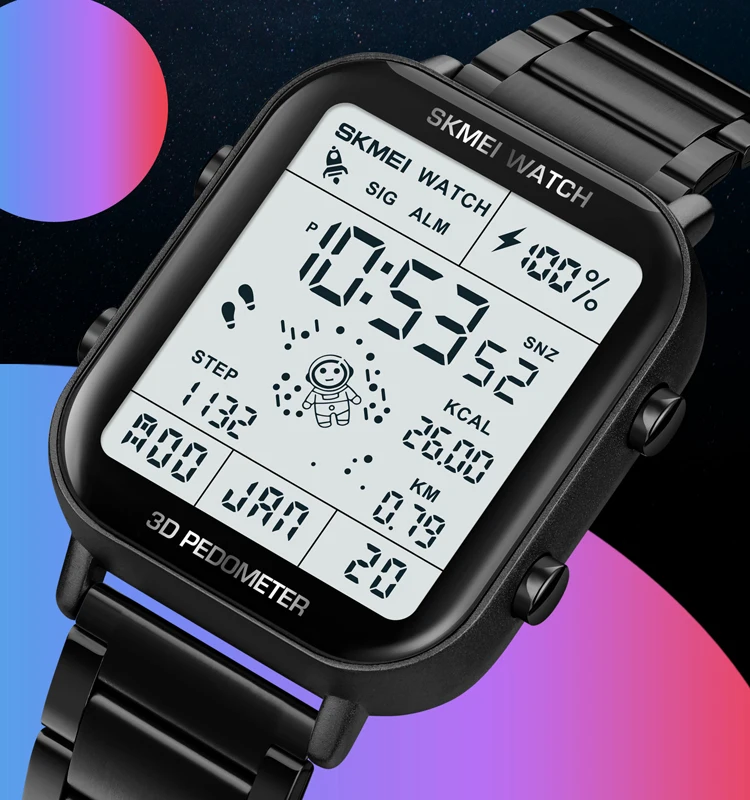 Pedometer 3d smartwatch sale