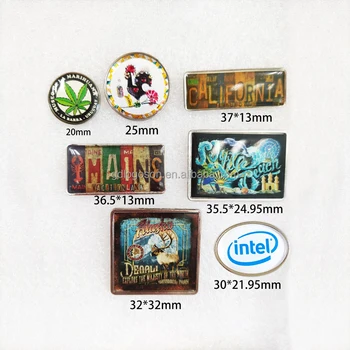 エポキシラウンドスクエア長方形オーバル異なるサイズのブランクメタル