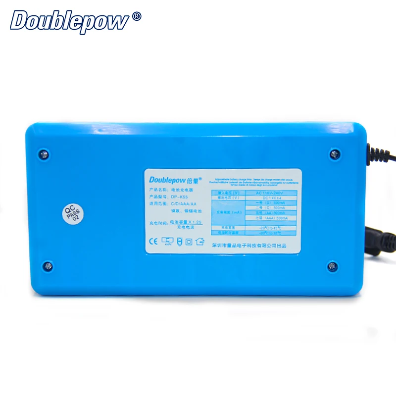 Multifunctional 4 Slots K55 Fast Charge Size C D AA AAA NI-MH Battery Charger For Ni-MH Ni-CD Batteries