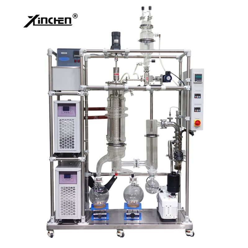 Compleet Set Moleculaire Destillatie Met Externe Terpenen Condensor