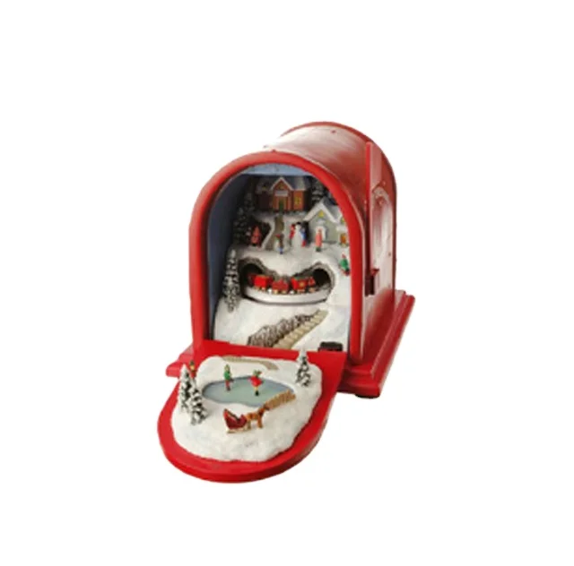 Американский Анимационный музыкальный почтовый ящик в античном стиле для