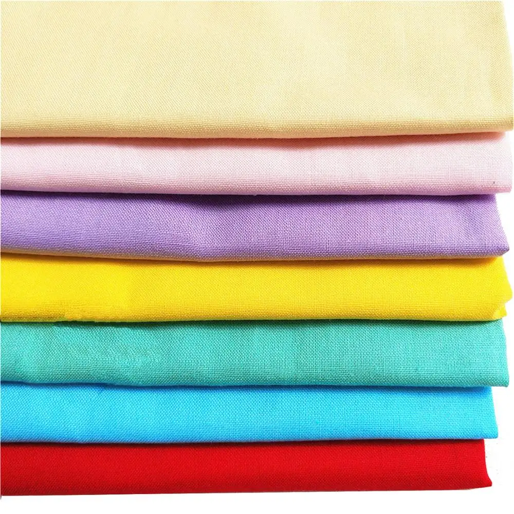 Tissu 100% Coton Uni – Couleurs Unies Au Mètre Pour Couture, Quilting, Artisanat