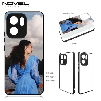 For OPPO Reno Series Sublimation 2D TPU+PC Case Soft Silicone Blank Phone Housing for Oppo Reno 13 F 5G